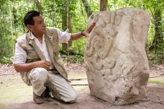 Estela en El Mirador, Petén