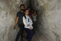 Inside the ruins at La Muerta