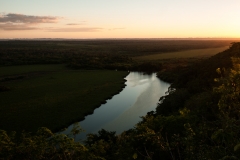 The view of Rio San Pedro from the the Estación Biologica Las Guacamayas