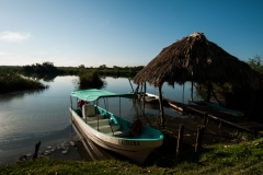 Boat port of the station.